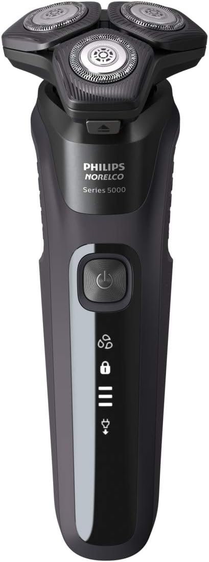 Philips Norelco Shaver 5300, Rechargeable Wet & Dry Shaver with Pop-Up Trimmer, S5588/81, Men