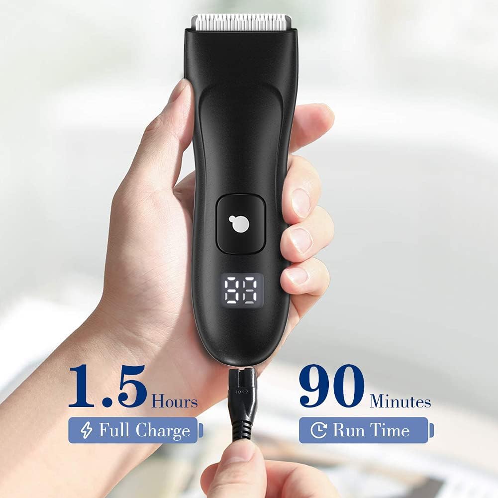 ENSSU Professional Hair Trimmer - Electric Clippers for Men and Women - Beard, Body & Face Grooming - Barber-Quality Cutter - Quiet, LED Display, Waterproof - Wet & Dry Use
