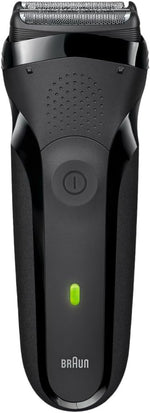 Braun Series 3 300s Rechargeable Electric Shaver for Men, Black