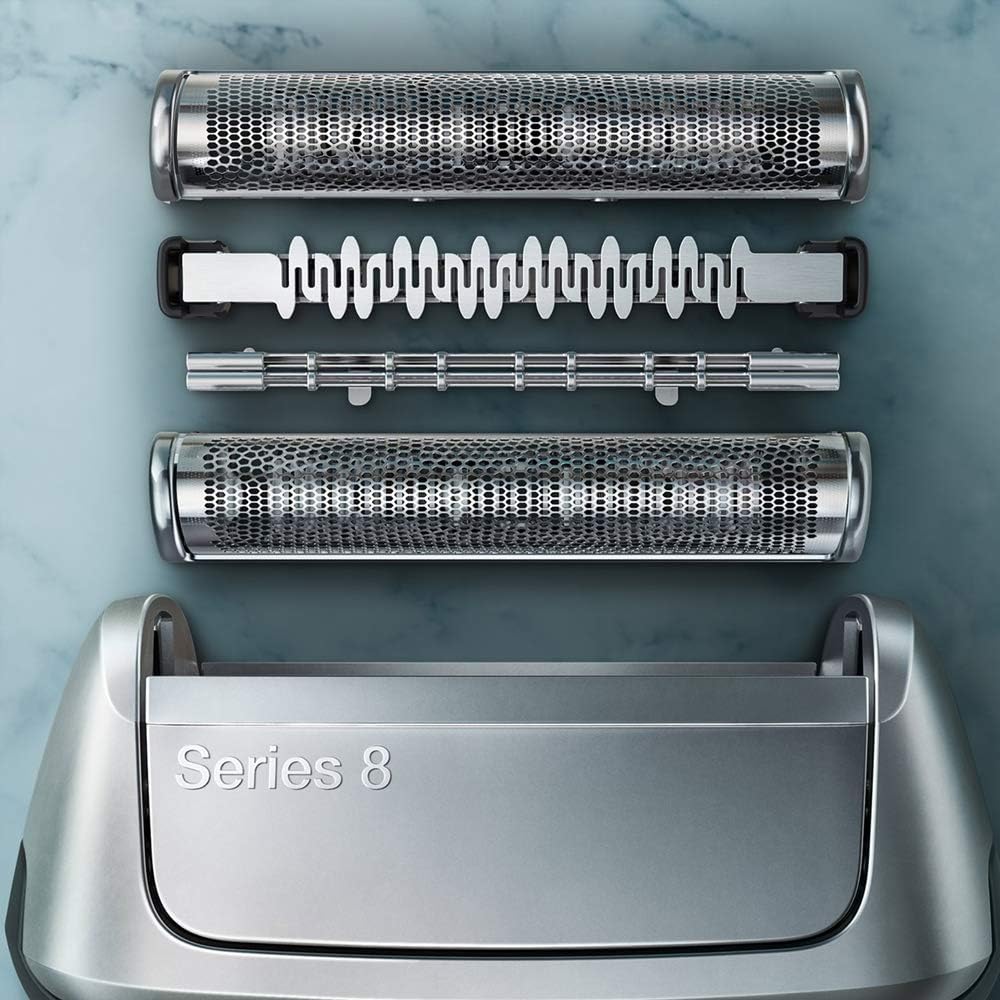 Braun Shaver 8390cc,Braun Series 8 8390cc Wet & Dry men's electric shaver with Clean & Charge station and travel case, silver, Silver,