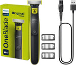 Philips OneBlade QP2724/10 | Trim, Edge & Shave Any Length of Hair | 3 Stubble Combs, Dual-Sided Blade | Wet & Dry Use, 45min Cordless Use