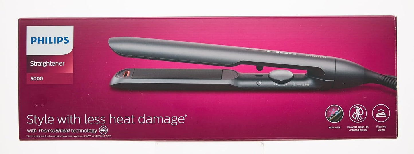Philips 5000 series BHS51000 hair styling tool Straightening iron Warm Black 1.8 m
