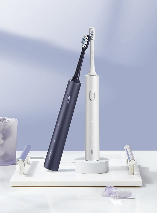 Xiaomi Electric Toothbrush T302 – 360° Wireless Charging, 150-Day Battery, IPX8 Waterproof | Dark Blue (MES608)
