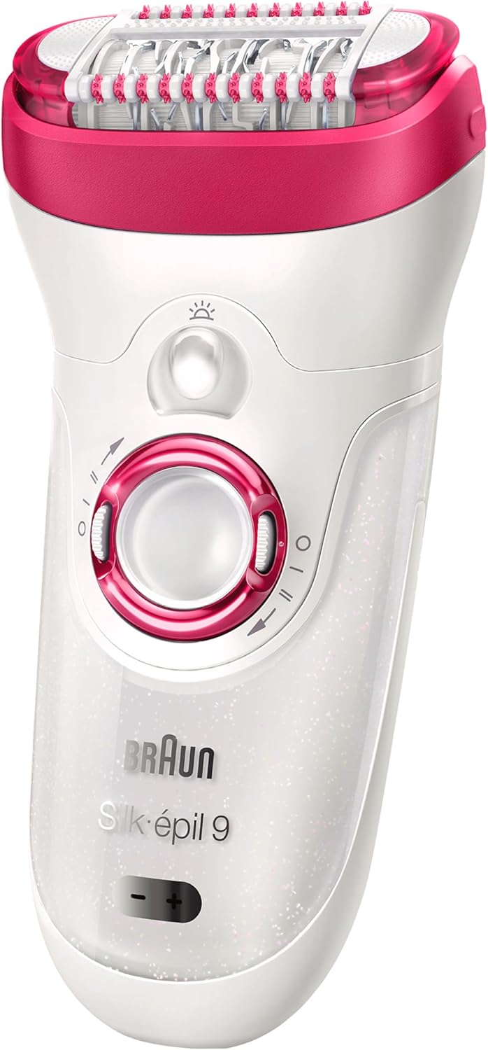 Braun Silk-epil 9 9-538 Wet & Dry Epilator With 3 Extras