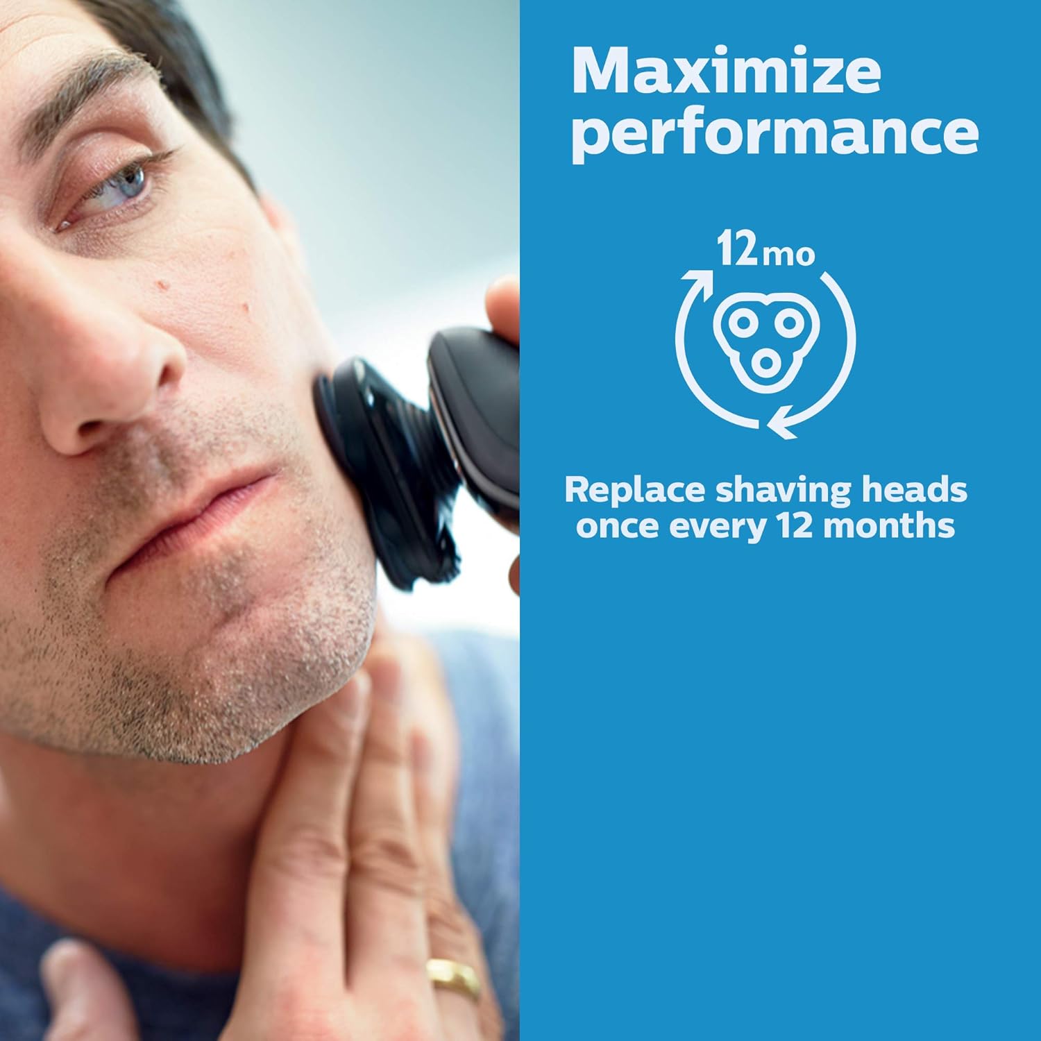Philips Norelco Replacement Heads For Series 5000 Shavers, Sh50/52