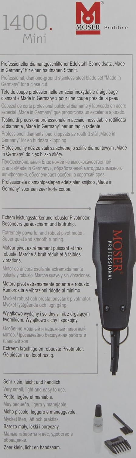 MOSER 1400 Mini Razor Blade Machine - 150 gr