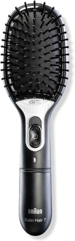 Braun Satin 7 Hair Styler Comb Brush, Black, BR710