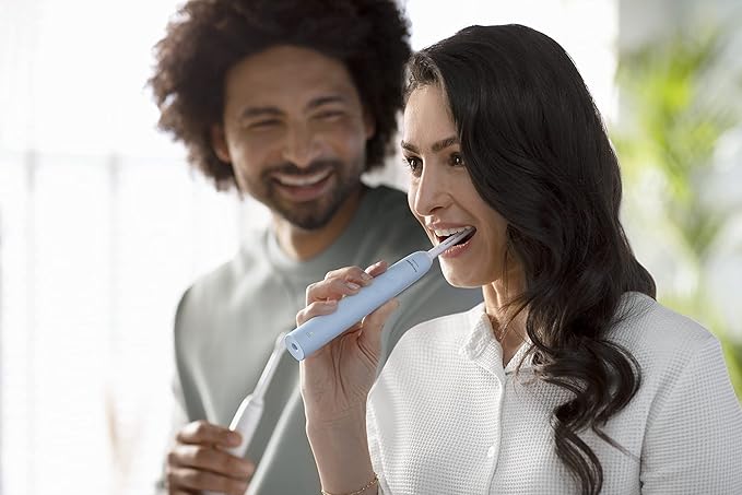 Philips Sonicare Rechargeable Electric Toothbrush 2100 Series, Light Blue, HX3651/12 Certified UAE 3 Pin