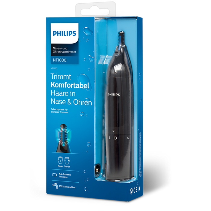 Philips Nose Trimmer Series 1000 | NT1650/16 Ultimate Comfort, Without Pulling