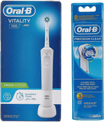 Oral-B Vitality D100 Box CrossAction Rechargeable Toothbrush + EB 20 2+1 Brush Head Bundle