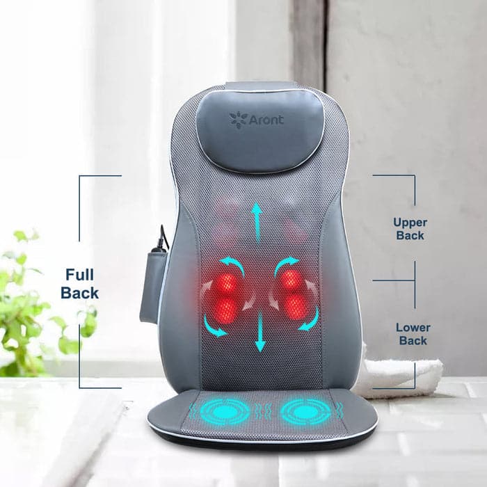 Rotai Massage Chair Pad – Full Back, Upper & Lower Back Shiatsu Massager with Point Massage Function