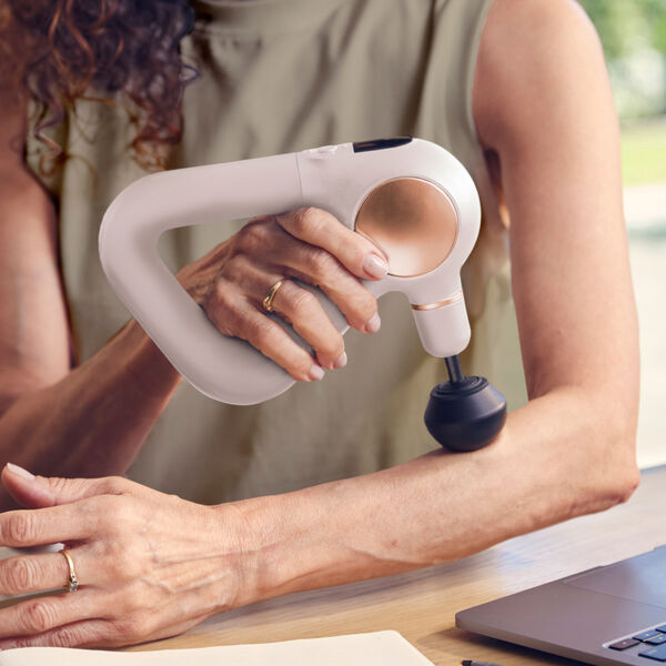 Theragun Sense Massage Gun with LCD Screen – Quiet, Lightweight Percussion Therapy for Pain & Stress Relief