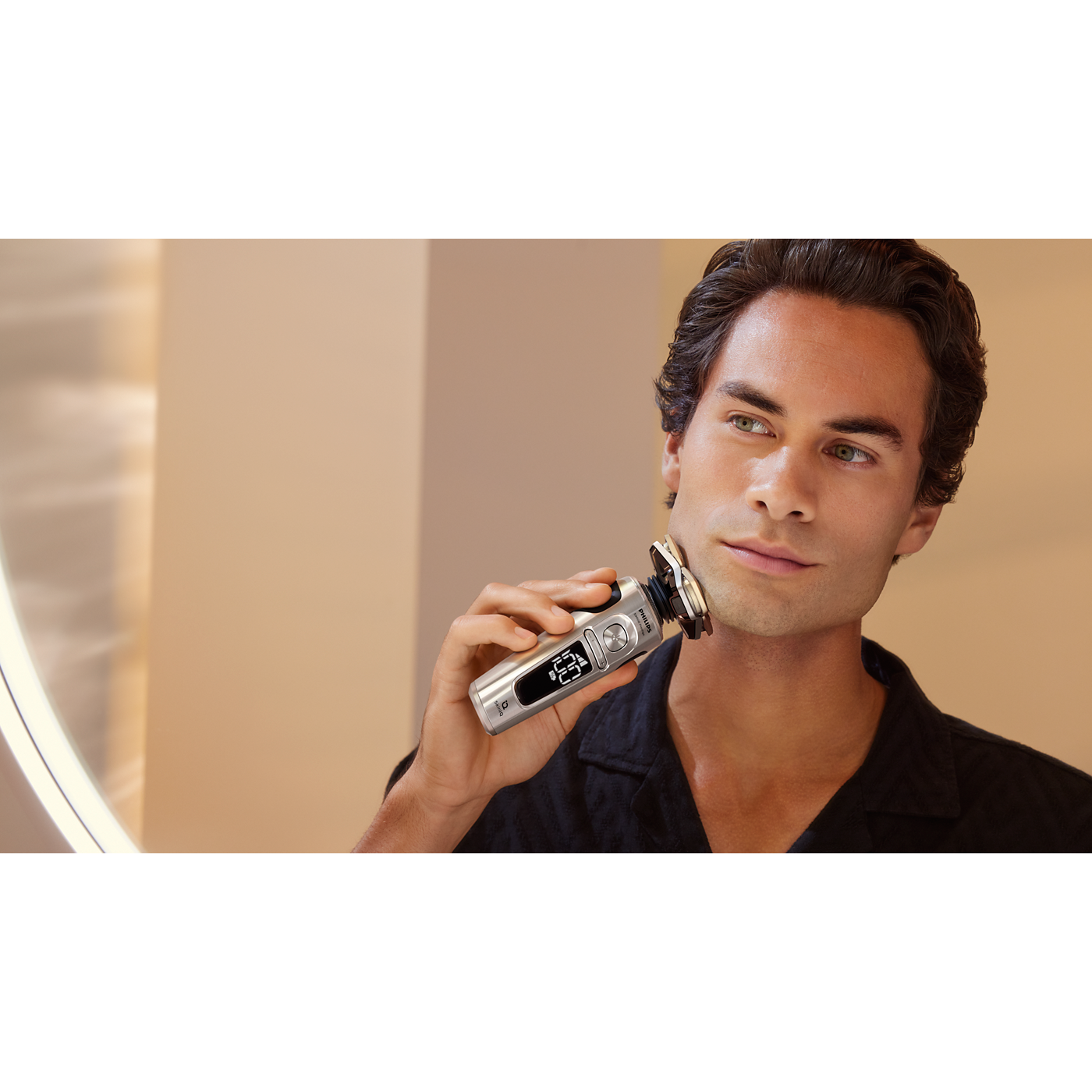 Philips S9000 Prestige Electric Shaver SP9871/22 | Wet & Dry Razor with Smart SkinIQ Technology | Ultra-Close & Comfortable Shave | Wireless Charging & 60min Cordless Use