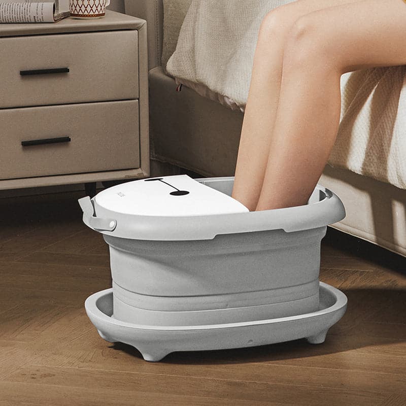 Rotai F01 Foldable Foot Spa Bucket – Portable Heated Foot Bath with Roller Massage & 3-Level Temperature Control