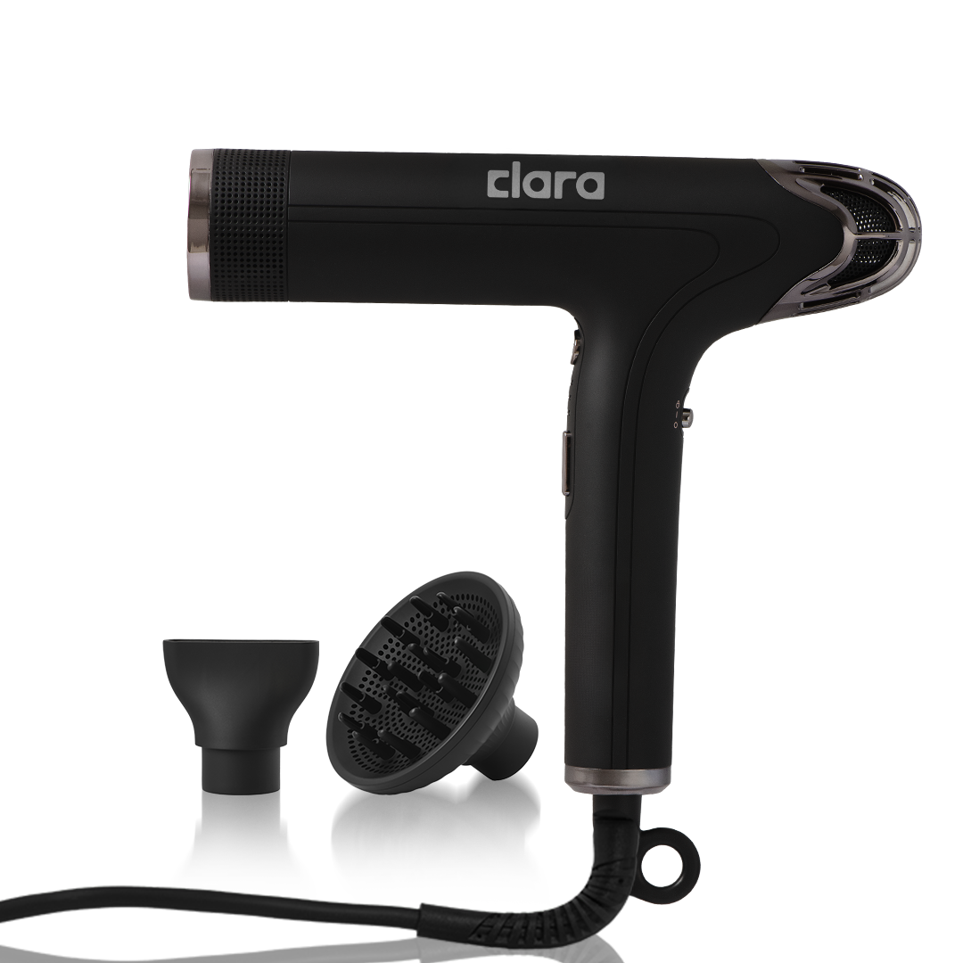 2000W Professional Ionic Hair Dryer with Self-Cleaning, Auto-Save, Diffuser & Concentrator for Fast Drying & Frizz-Free Styling