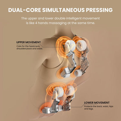 Rotai Royal Magestic Pro Massage Chair With Ai Voice Control, Heart Rate Detection, Blood Oxygen Levels