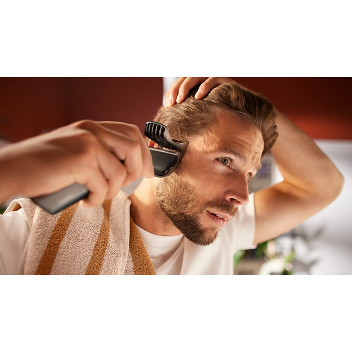 Philips Hair Clipper HC3525/13 | Easy, Even Haircuts | Self-Sharpening Blades, 13 Length Settings | 45min Cordless, DuraPower Tech, Washable Blades