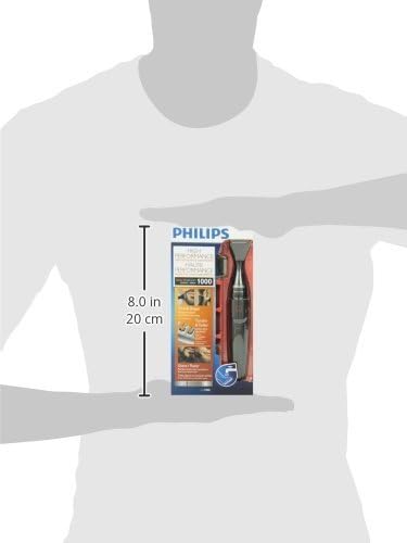 Philips Multigroom Series 1000 Ultra Precise Beard Styler, DualCut Precision Trimmer, Detail Shaver Attachment, Fully Washable, AA Battery, 3 Precision Combs – MG1100/16