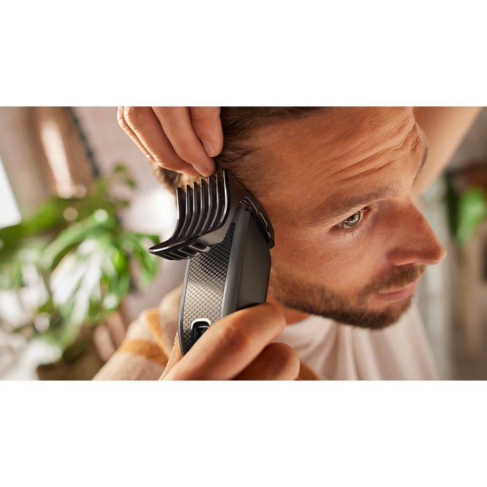 Philips Hair Clipper HC3525/13 | Easy, Even Haircuts | Self-Sharpening Blades, 13 Length Settings | 45min Cordless, DuraPower Tech, Washable Blades