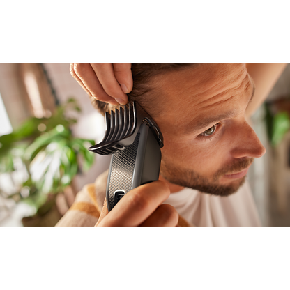 Philips Hair Clipper HC3525/13 | Easy, Even Haircuts | Self-Sharpening Blades, 13 Length Settings | 45min Cordless, DuraPower Tech, Washable Blades