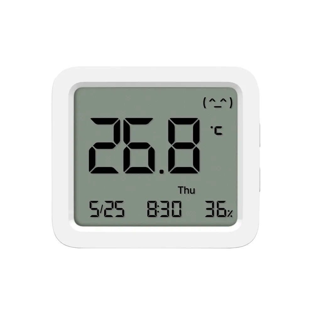 Xiaomi Mi Smart Temperature & Humidity Monitor 3 – LCD Display, High-Precision Sensor, Bluetooth App Sync, 1.5-Year Battery Life, Indoor Climate Control