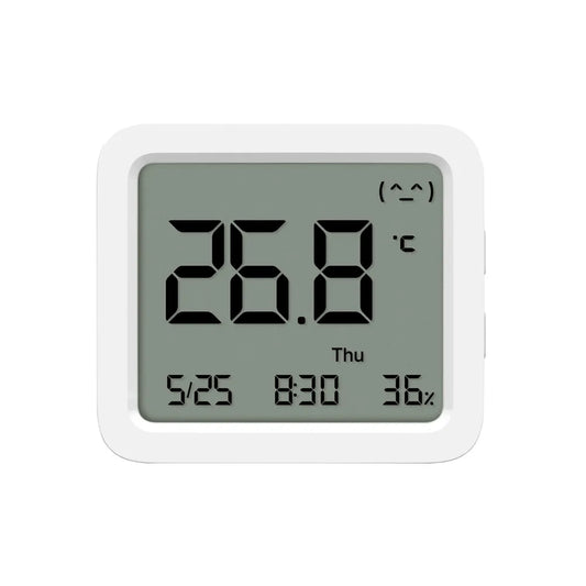 Xiaomi Mi Smart Temperature & Humidity Monitor 3 – LCD Display, High-Precision Sensor, Bluetooth App Sync, 1.5-Year Battery Life, Indoor Climate Control