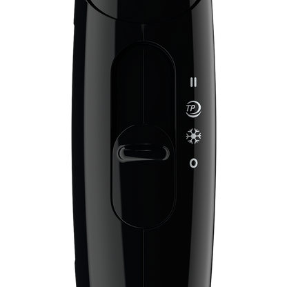 Philips Hair Dryer BHC010 – 1200W Compact Dryer with ThermoProtect, Foldable Handle & Cool Air Setting for Gentle Styling