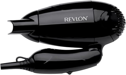 Revlon RVDR5305 Folding Travel Hair Dryer - Compact and Light Weight - 1200 Watts - Black