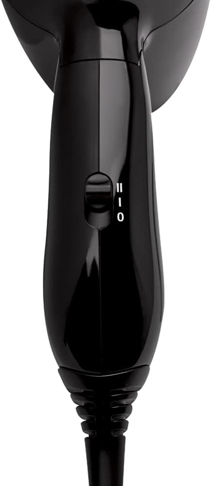 Revlon RVDR5305 Folding Travel Hair Dryer - Compact and Light Weight - 1200 Watts - Black