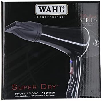 Wahl Super Dry Hair Dryer, Black, 0.63 kg