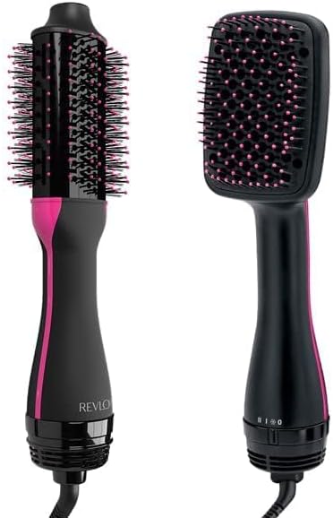 Revlon RVDR5282 One-Step Combo Pack 1 Volumiser + Paddle Brush Styler - Black