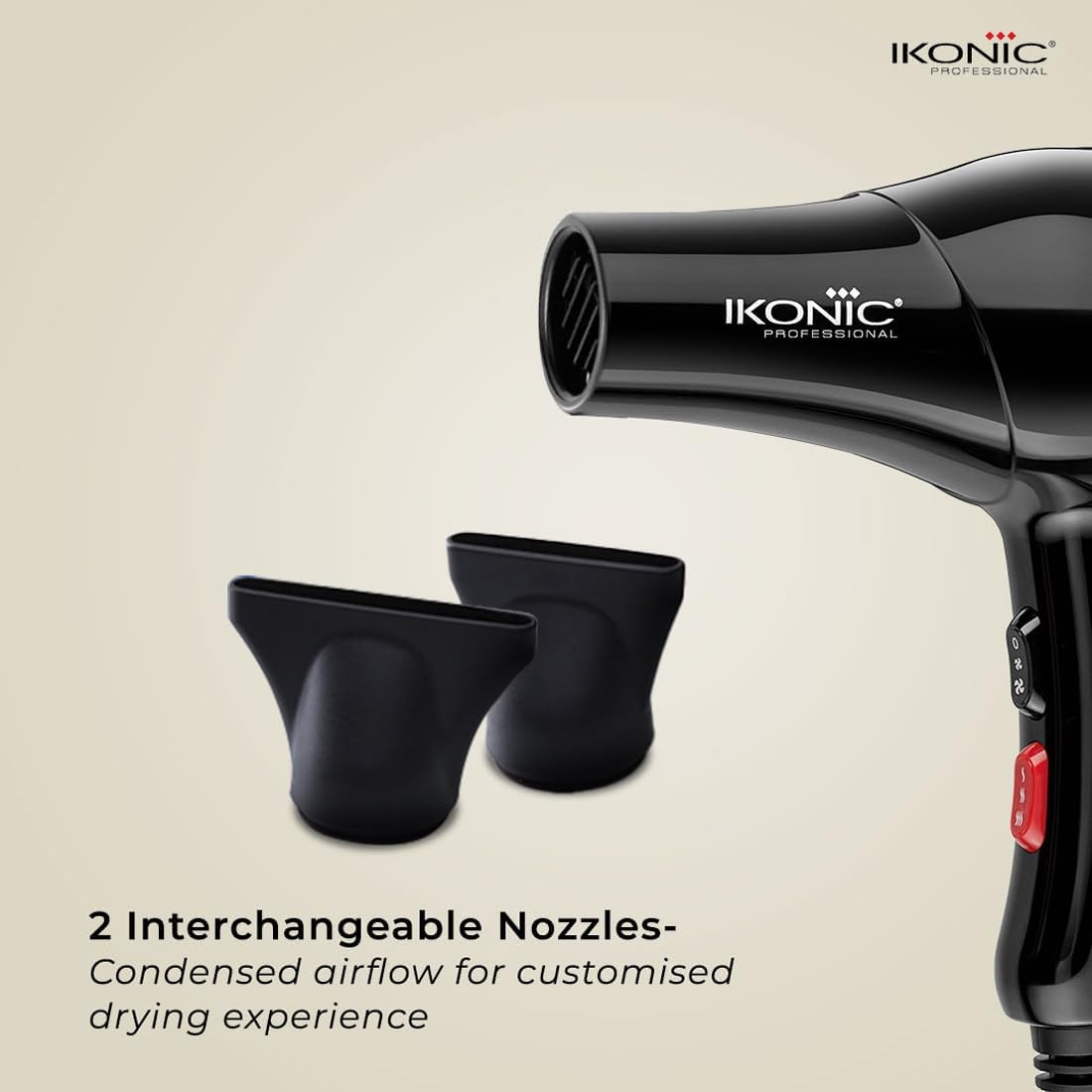 Ikonic blaze hair dryer	1800 watts