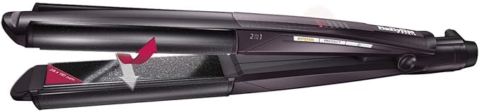 Babyliss ST330E 2-in-1 Wet And Dry Hair Curler & Straightener - 235 Celsius - 2725616967209