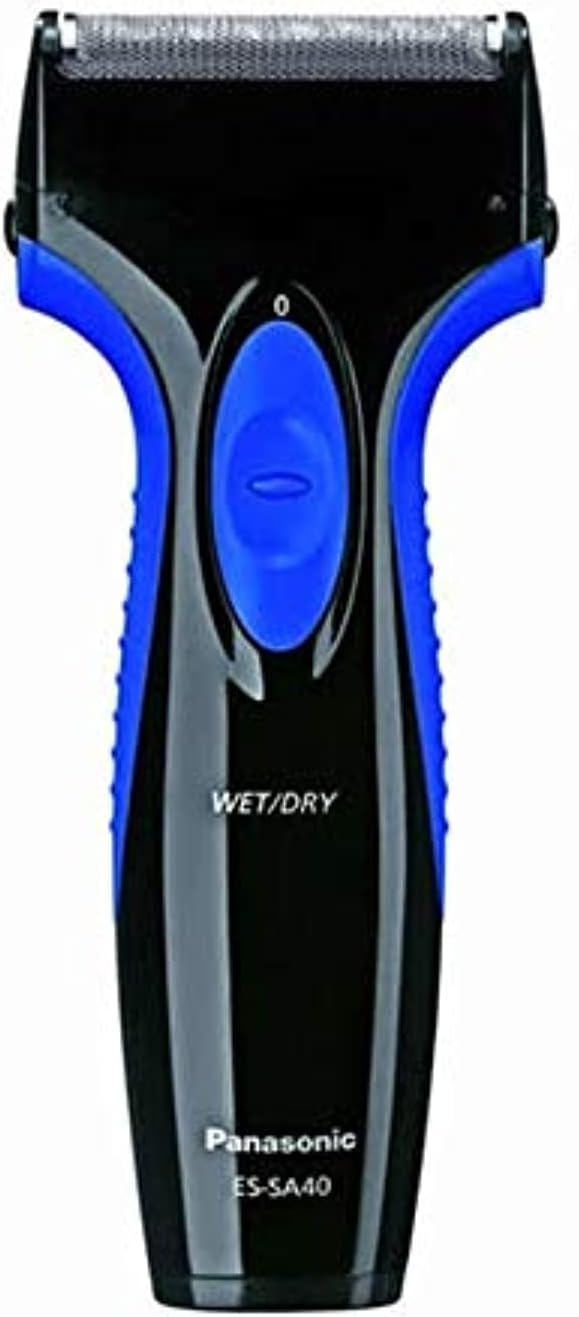 Ace UAE Panasonic ES-SA40 Pro-Curve Wet and Dry Electric Shaver (1.3V, Black/Blue)