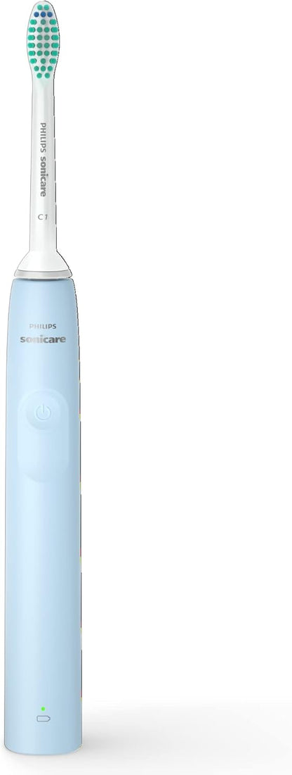 Philips Sonicare Rechargeable Electric Toothbrush 2100 Series, Light Blue, HX3651/12 Certified UAE 3 Pin