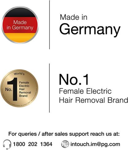 Braun Mini Hair Remover, Electric Facial Hair Removal for Women, Quick & Gentle, Finishing Touch for Upper Lips, Chin & Cheeks, for Easier Makeup Application, Ideal for On-the-Go, with Smartlight