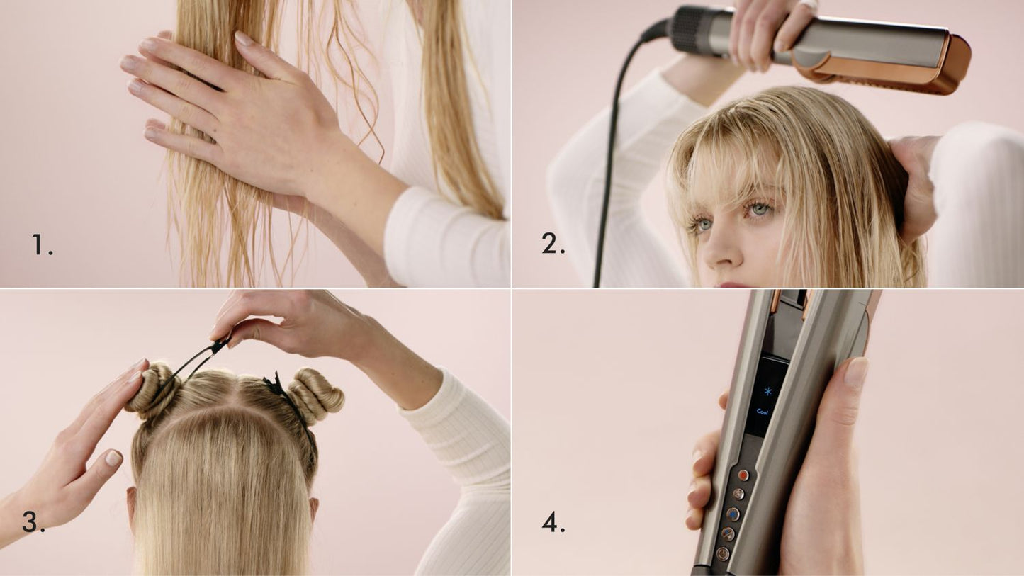 Dyson Airstrait Straightener HT01 Wet to Dry Hair Straightening 1600W (Jasper Plum)