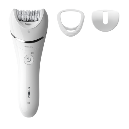 Philips BRE700/01 Epilator for Women – Wet & Dry Use, Ceramic Tweezers, and Extra Comfort Features