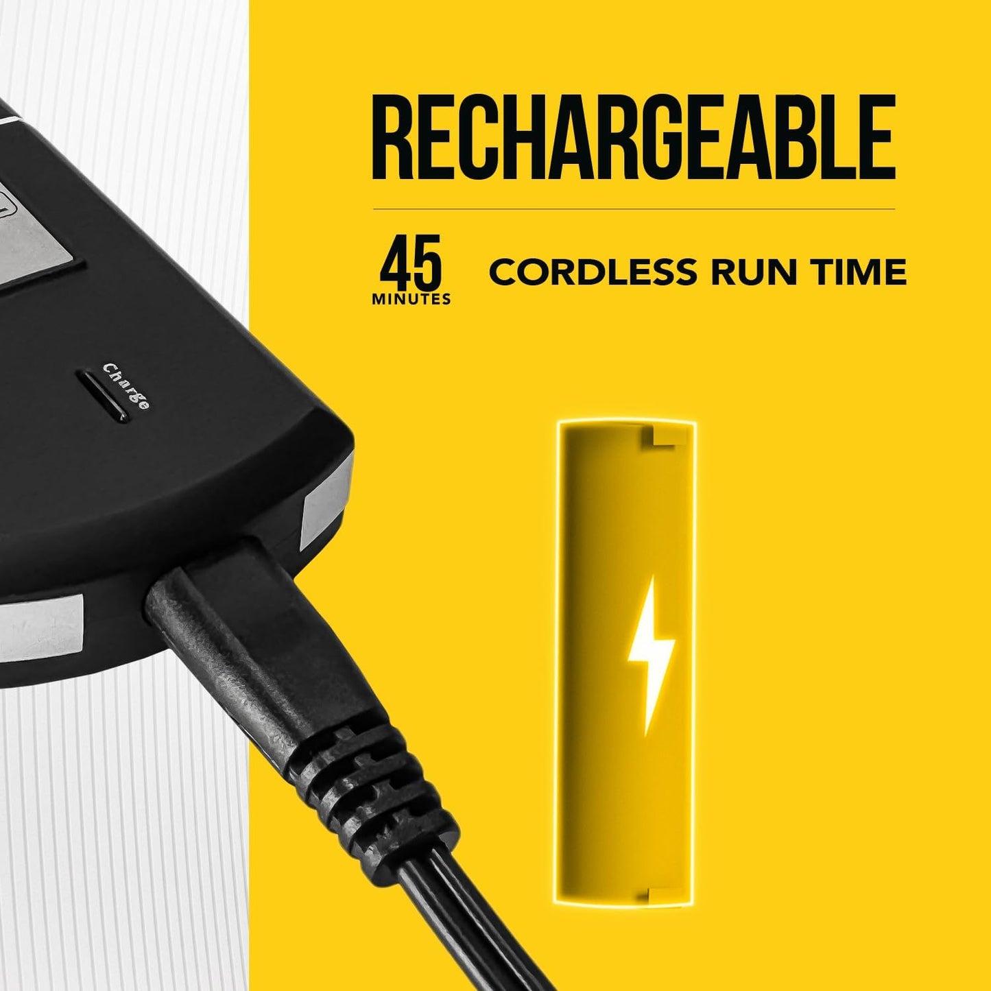 Wahl Pocket Travel Shaver, Compact Rechargeable Shaver, Beard Shaver, Electric Shavers for Men, Flex Foils, Close Cut, Small Shavers for Travelling, Black