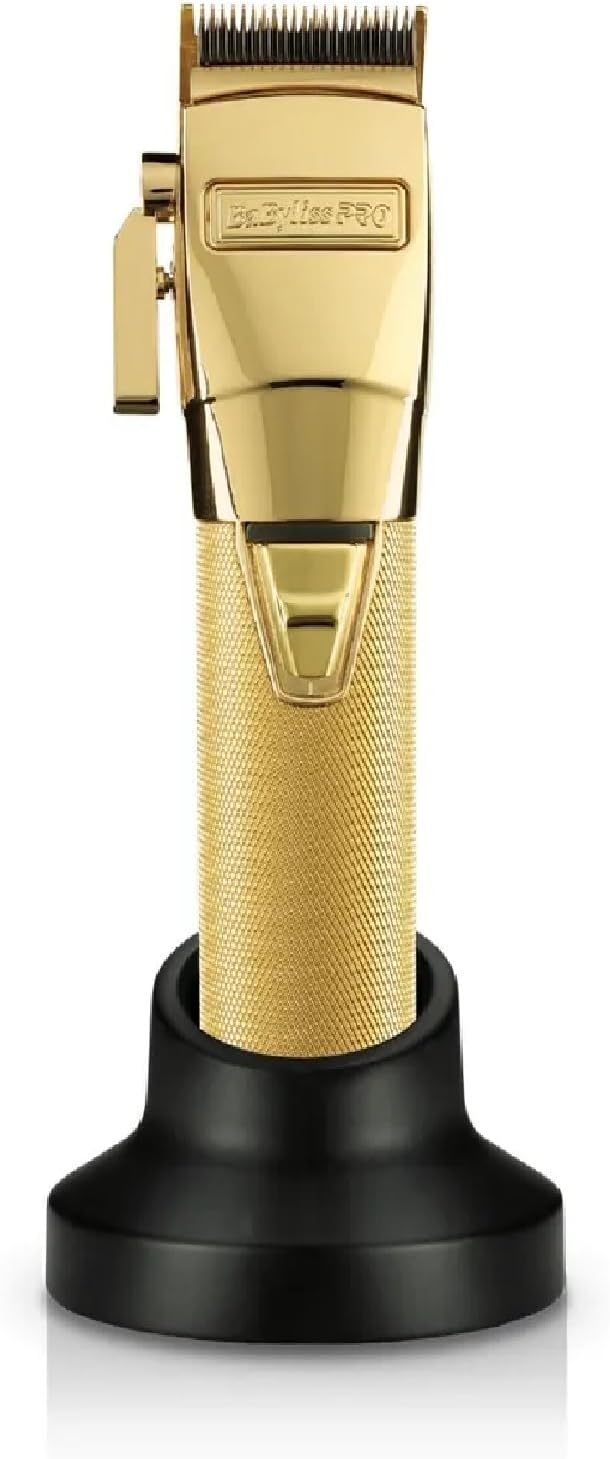 BaByliss Pro Gold FX Cordless Hair Clipper – Professional Precision Cutting Tool, Gold