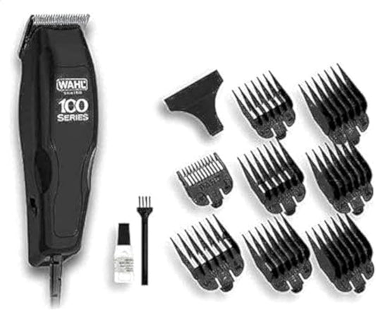 WAHL Home Pro 100 Series Hair Clipper Grooming Kit | Clipper Set with Powerful Corded Clipper | Precision Ground Blades | Hair Removal and Shaving Product (1395-0411)