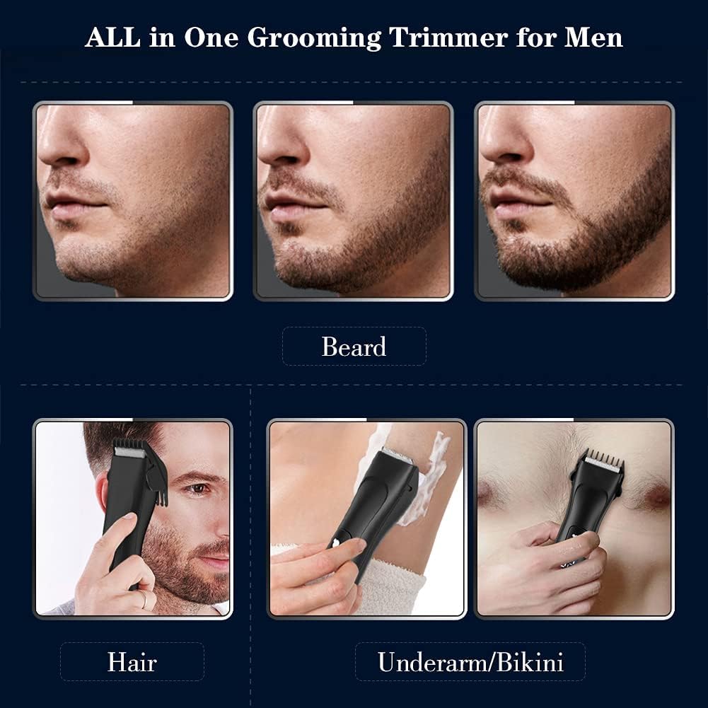 ENSSU Professional Hair Trimmer - Electric Clippers for Men and Women - Beard, Body & Face Grooming - Barber-Quality Cutter - Quiet, LED Display, Waterproof - Wet & Dry Use