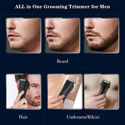 ENSSU Professional Hair Trimmer - Electric Clippers for Men and Women - Beard, Body & Face Grooming - Barber-Quality Cutter - Quiet, LED Display, Waterproof - Wet & Dry Use