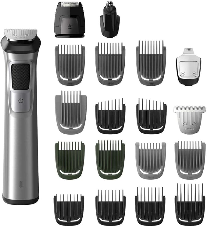 Philips All-In-One Trimmer, Series 7900, 23 pieces, Prestige edition One Tool Ultimate styling for face, hair & body