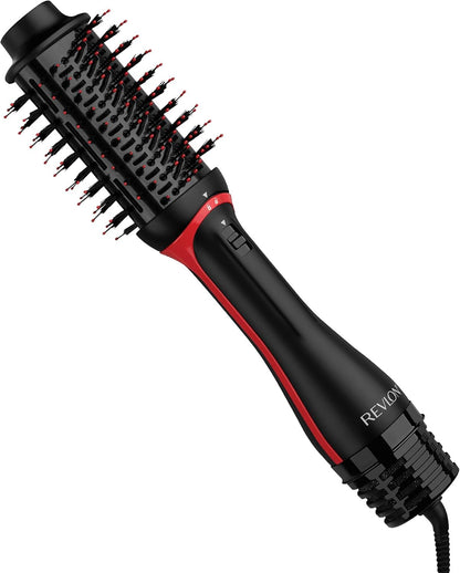 REVLON One-Step Volumiser Plus (Patented Detachable Head, Ceramic Titanium Barrel, Nylon Styling Bristles with Activated Charcoal Pins, Tourmaline Ionic Technology), RVDR5298UK