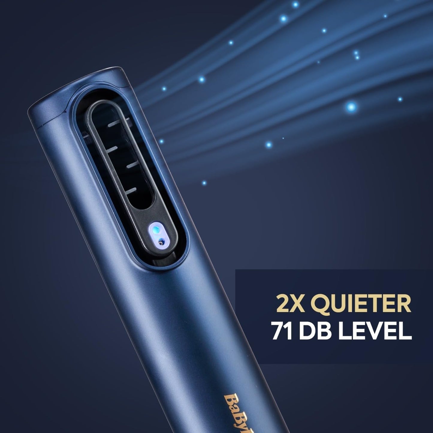 BaByliss Air Wand 3-in-1 Hair Dryer | Straightener & Hot Air Brush with Ion Technology & High-Speed Digital Motor | Includes 3 Attachments | No Heat Damage - (AS6550SDE)