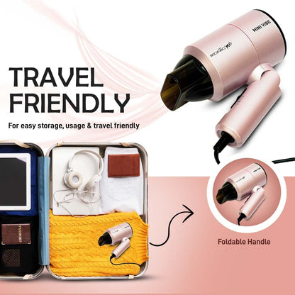 Ikonic ME Mini Vibe Hair Dryer Pearl Pink