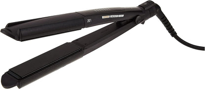 BaByliss Hair Straightener wet & Dry Straight, Dual-function Straightening And Curling, Advanced Heat Technology With Quick Heat-up Time, Long-lasting Results & Salon-quality Styling, ST330SDE (Black)