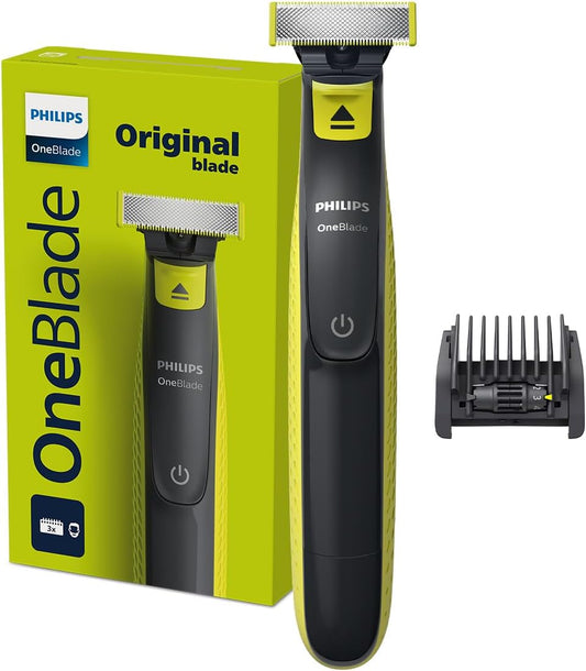 Philips OneBlade QP2724/20 | Trim, Edge & Shave Any Length of Hair| 5-in-1 Adjustable Comb, Dual-Sided Blade | 45min Cordless Use, USB Charging
