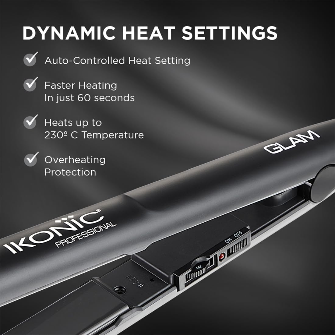 Ikonic Hair Straightner - Glam